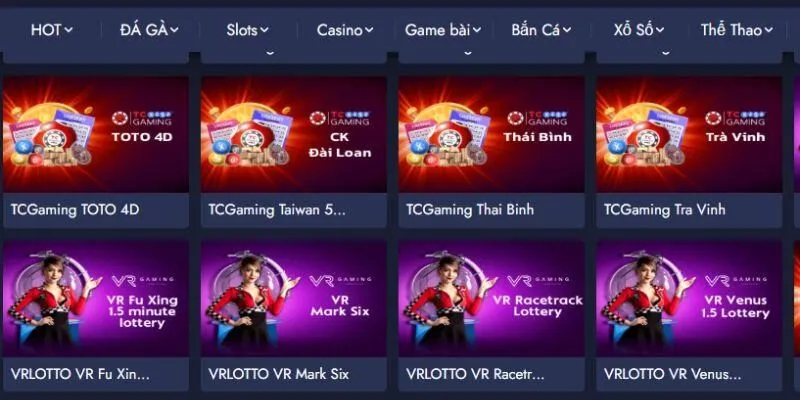 Giới thiệu sảnh game xổ số 