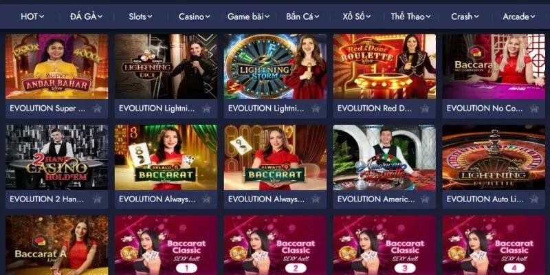 Khám phá sảnh chơi casino hấp dẫn