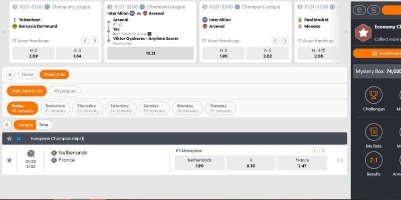 BBIN Thể Thao Mcw18